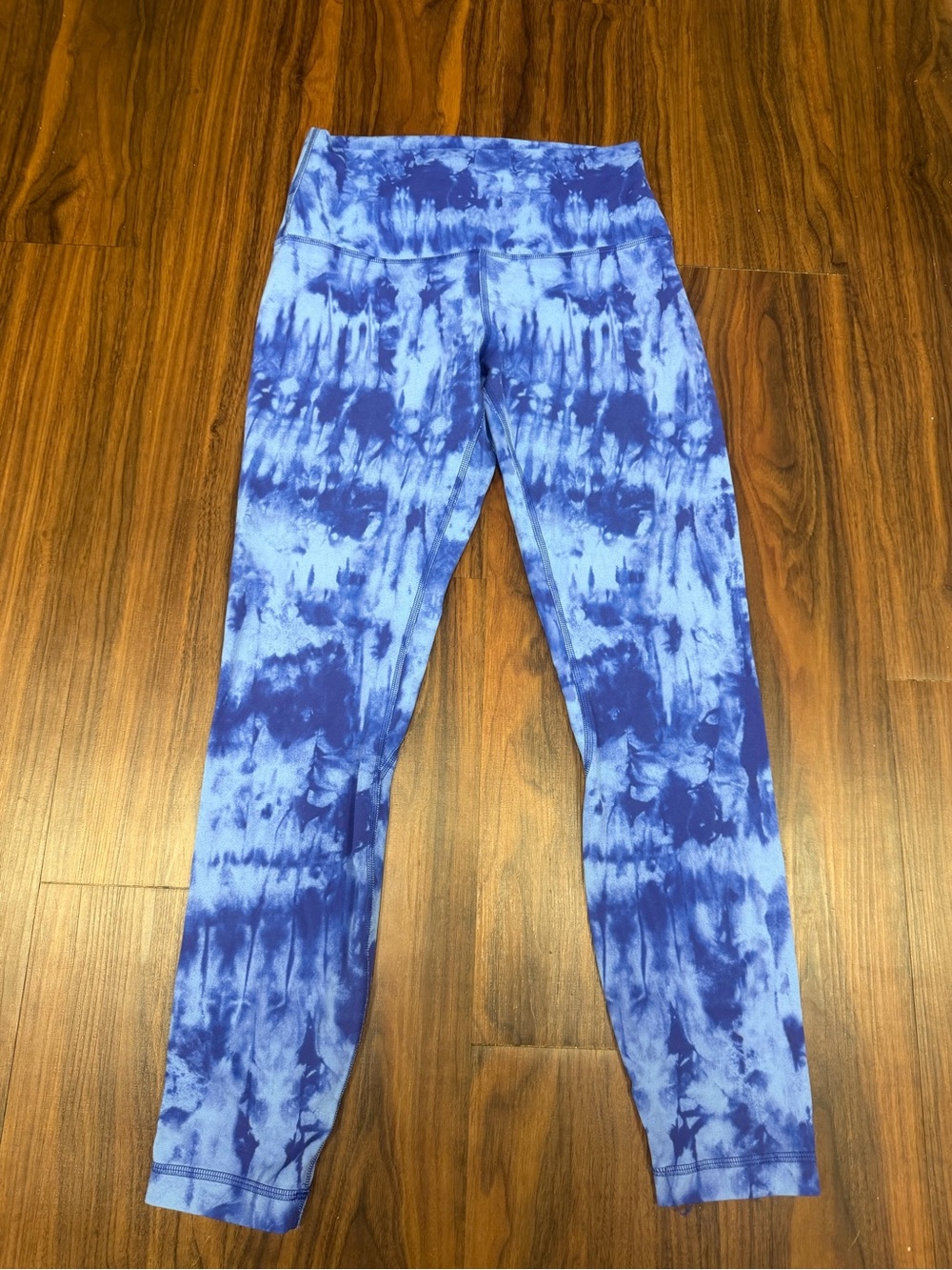 Lululemon Blue Tie-Dye Leggings